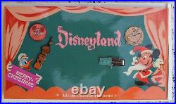 Disneyland Advent Calendar Holiday LE Pin Set Complete 50th Anniversary