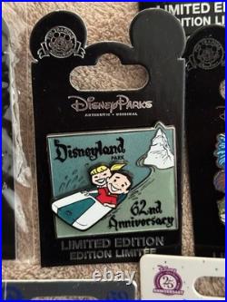 Disneyland Anniversary Birthday Trading Pin Set Of 10 Pins 50th-70th Anniversary Disneyland Anniversary Birthday Trading Pin Set Of 10 Pins 50th-70th Anniversary