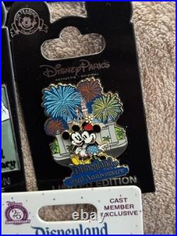 Disneyland Anniversary Birthday Trading Pin Set Of 10 Pins 50th-70th Anniversary Disneyland Anniversary Birthday Trading Pin Set Of 10 Pins 50th-70th Anniversary
