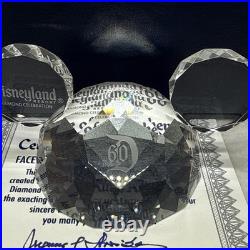 Disneyland Arribas 60th Anniversary Mickey Crystal Ears Withbox2015