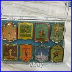 Disneyland Cast Member Exclusive 8 Pin Set 35th Anniversary HTF In Original Case
