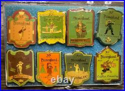 Disneyland Cast Member Pin Set 35th Anniversary Pin Badge Set of 8