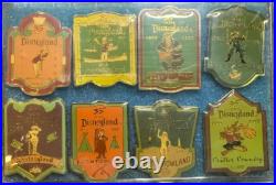 Disneyland Cast Member Pin Set 35th Anniversary Pin Badge Set of 8