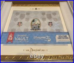 Disneyland Castle 70th Anniversary Vault Collection LE Pin Frame NEW SHIP FAST