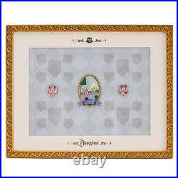 Disneyland Castle 70th Anniversary Vault Collection LE Pin Frame NEW SHIP FAST