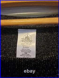 Disneyland Club 33 50th Anniversary Black Jumper With Gold Glitter