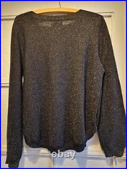 Disneyland Club 33 50th Anniversary Black Jumper With Gold Glitter