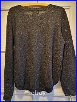 Disneyland Club 33 50th Anniversary Black Jumper With Gold Glitter