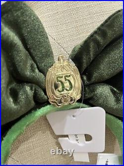 Disneyland Club 33 55th Anniversary Emerald Ears New with Tags and Bag