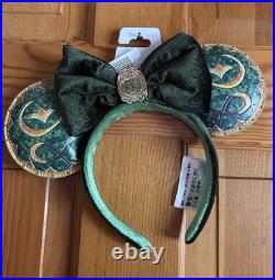 Disneyland Club 33 55th Special Anniversary Minnie Mouse Ears Headband Green