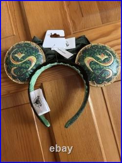 Disneyland Club 33 55th Special Anniversary Minnie Mouse Ears Headband Green
