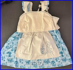 Disneyland Club 33 75th Anniversary Alice In Wonderland Apron NIB with Gift Bag
