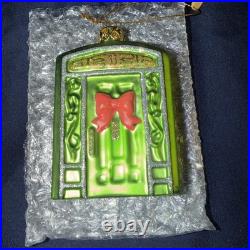 Disneyland Club 33 Emerald Anniversary Members Only Holiday Ornament 2022 Glass