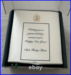 Disneyland Club 33 Emerald Anniversary Members Only Ornament Highly Collectible
