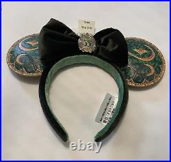 Disneyland Club 33 Exclusive 55 Emerald Anniversary Minnie Mouse Ears NWT