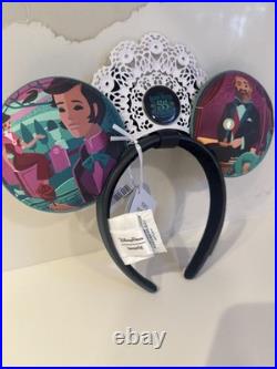 Disneyland Club 33 HAUNTED MANSION Loungefly Minnie Ears 55th Anniversary New