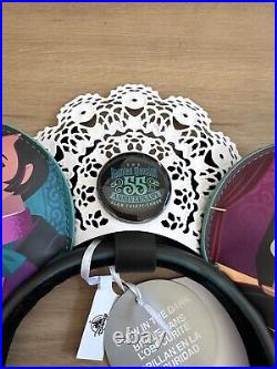 Disneyland Club 33 Haunted Mansion 55 Anniversary Loungefly Ears with Tissue & Bag