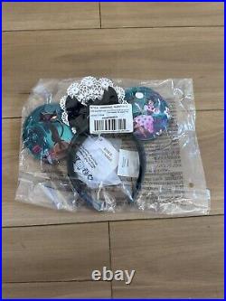 Disneyland Club 33 Haunted Mansion 55 Anniversary Loungefly Ears with Tissue & Bag