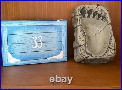 Disneyland Club 33 MATTERHORN Yeti Footprint Mug Bowl 65th Anniversary Vantiki