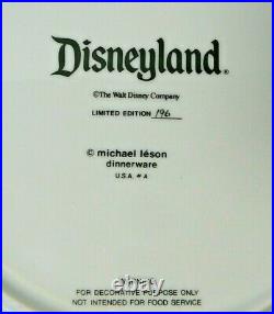 Disneyland Club 33 Michael Leson 25th Anniversary 9 1/2 Plate LE #196 NIB