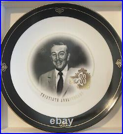 Disneyland Club 33 Walt. Disney Plate, 30th Anniversary RARE