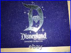 Disneyland Diamond Anniversary Cast Die Jumbo Box Pin LE 300