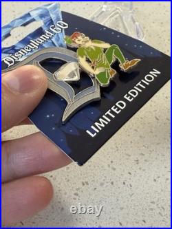 Disneyland Diamond Celebration 60th Anniversary D Peter Pan LE 3000 Pin