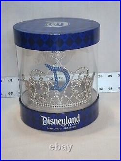 Disneyland Diamond Celebration 60th Anniversary Tiara In Packaging Retired