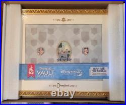 Disneyland Disney 70th Anniversary Vault Collection Pin Frame with 1/4 Pin Set