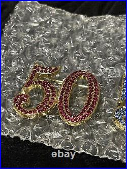 Disneyland Disney Brooch Pin 50th Anniversary Set 3 Limited Rare New