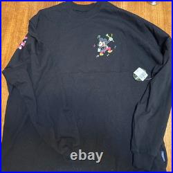 Disneyland Electrical Parade Spirit Jersey Large Black 50th Anniversary NWT