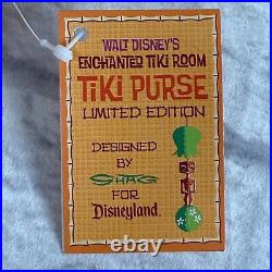 Disneyland Enchanted Evening Tiki Room Shag Purse Limited 40th Anniversary NWT