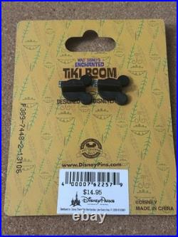 Disneyland Enchanted Tiki Room 50th Anniversary Event Shag Pin LE250 New on Card