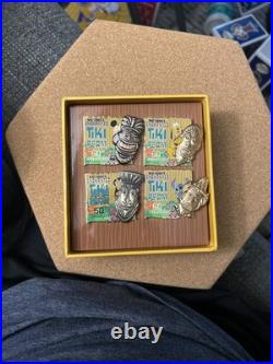Disneyland Enchanted Tiki Room 50th Anniversary Pin Set Limited Edition 250