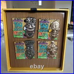 Disneyland Enchanted Tiki Room 50th Anniversary Pin Set Limited Edition 250 Disneyland Enchanted Tiki Room 50th Anniversary Pin Set Limited Edition 250