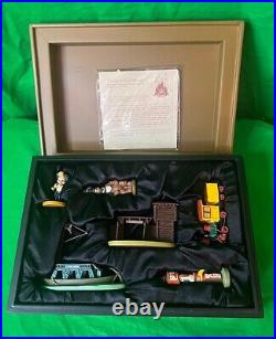 Disneyland FRONTIERLAND 50th ANNIVERSARY Pewter Miniature set LE 1500 RARE 2005 Disneyland FRONTIERLAND 50th ANNIVERSARY Pewter Miniature set LE 1500 RARE 2005