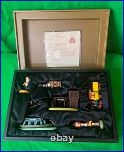Disneyland FRONTIERLAND 50th ANNIVERSARY Pewter Miniature set LE 1500 RARE 2005 Disneyland FRONTIERLAND 50th ANNIVERSARY Pewter Miniature set LE 1500 RARE 2005