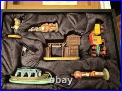 Disneyland Frontierland Pewter Figurine Set 50th Anniversary (2005) Limited Ed
