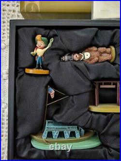 Disneyland Frontierland Pewter Figurines Set, 50th Anniversary LE 1500 RARE