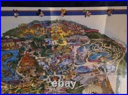 Disneyland Happiest Homecoming on Earth 50th Anniversary Souvenir Map Poster