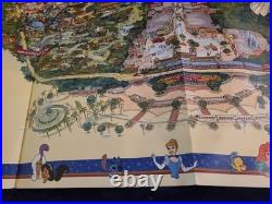 Disneyland Happiest Homecoming on Earth 50th Anniversary Souvenir Map Poster