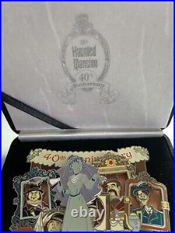 Disneyland Haunted Mansion 40th Anniversary The Bride Jumbo Slider Pin LE250