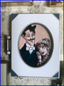 Disneyland Haunted Mansion 50th Anniversary Bride Wedding Album Pin Set LE 999