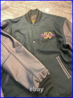 Disneyland Haunted Mansion 50th Letterman Jacket Size Large RARE