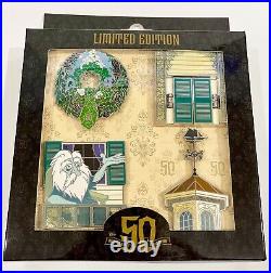 Disneyland Haunted Mansion Porch 50th Anniversary 2019 4 Pin Set LE 999