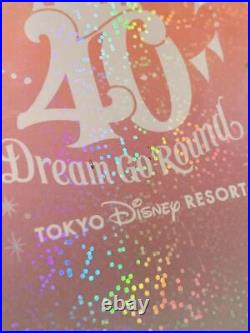 Disneyland Hotel 40th Anniversary Pouch Blue Room Key Postcard