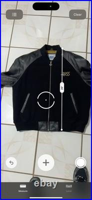 Disneyland Jacket Large Wool And Leather 50th Anniversary