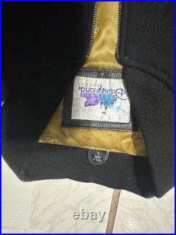 Disneyland Jacket Large Wool And Leather 50th Anniversary