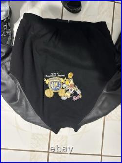 Disneyland Jacket Large Wool And Leather 50th Anniversary