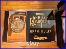 Disneyland LIMITED EDITION Silver E Ticket, 55th Anniversary Coin, Trolley Coin